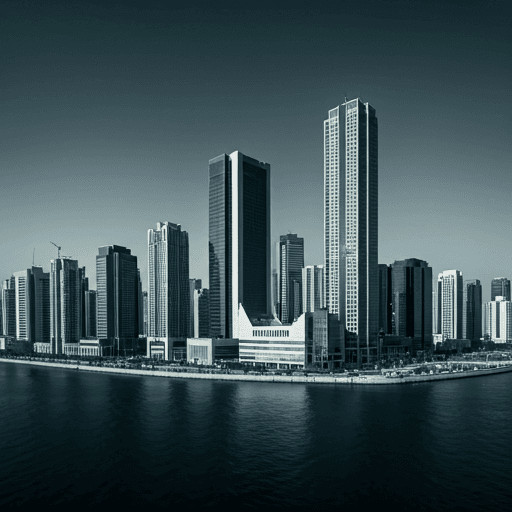 Map of Karachi financial district